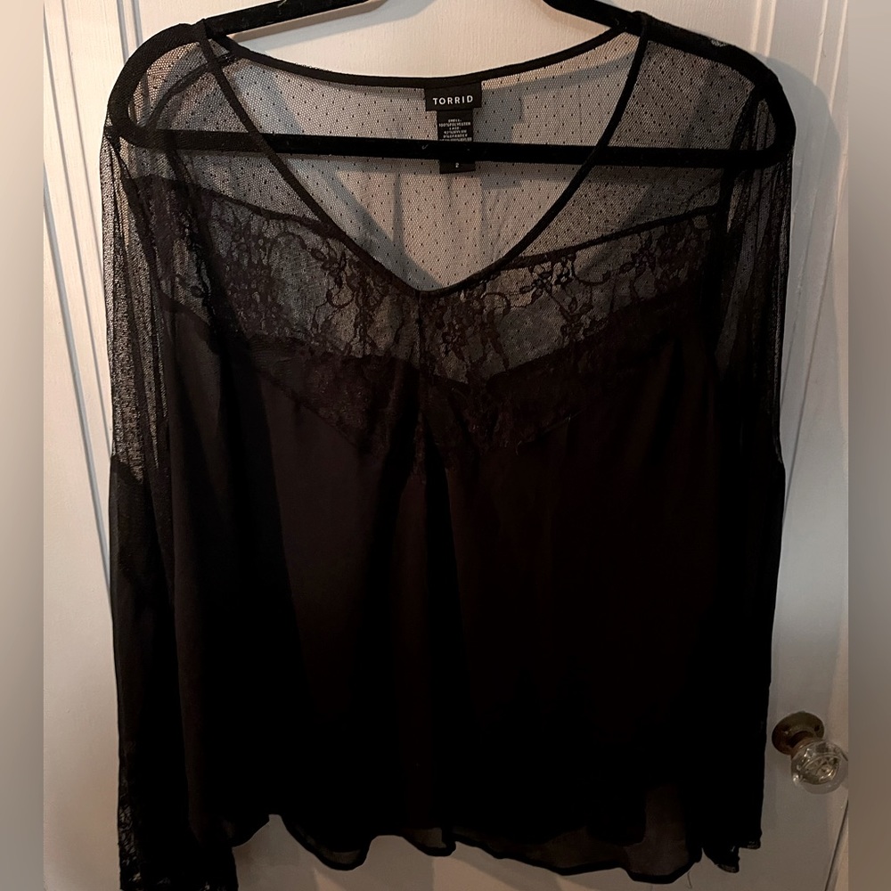 Sheer Lace Top